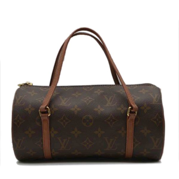 11234 2 Louis Vuitton Papillon 26 Old Model Monogram Handbag Brown