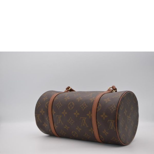 11234 3 Louis Vuitton Papillon 26 Old Model Monogram Handbag Brown