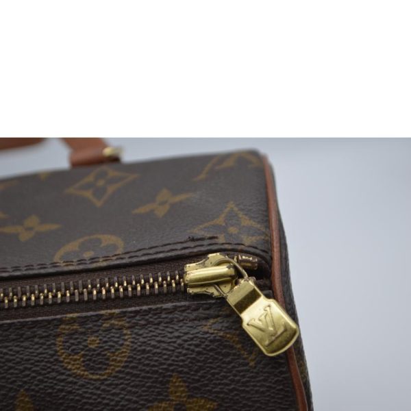 11234 6 Louis Vuitton Papillon Monogram Satchel Bag Brown