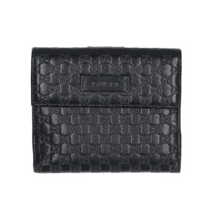 11278 1 Gucci Leather Black Coin Case