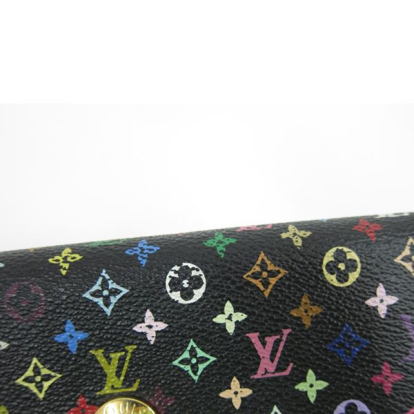 11329 4 Louis Vuitton Sarah Wallet Multicolor Noir