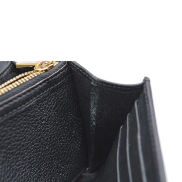 11340 10 Louis Vuitton Amelia Monogram Mahina Wallet Black