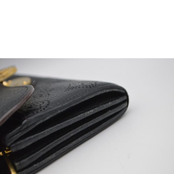 11340 14 Louis Vuitton Amelia Monogram Mahina Wallet Black