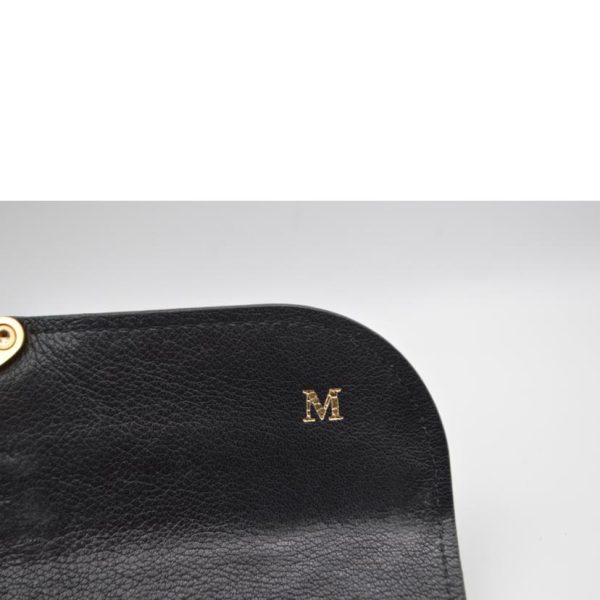 11340 7 Louis Vuitton Amelia Monogram Mahina Wallet Black