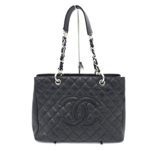 11396 1 Chanel New Travel Line Shoulder Bag Crossbody Coco Mark Nylon Jacquard Black