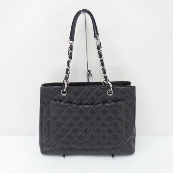 11396 2 Chanel Reprint Chain Tote Bag Caviar Skin