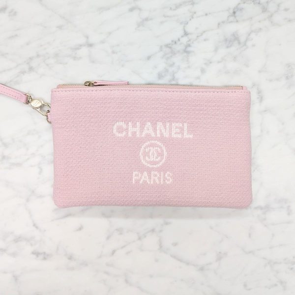 113 15 Chanel Deauville Pink Shopping Bag