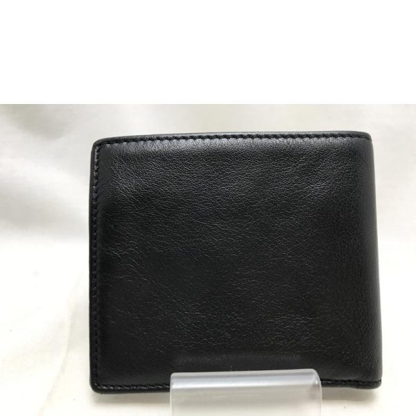 11468 2 Gucci Leather Bifold Wallet Black