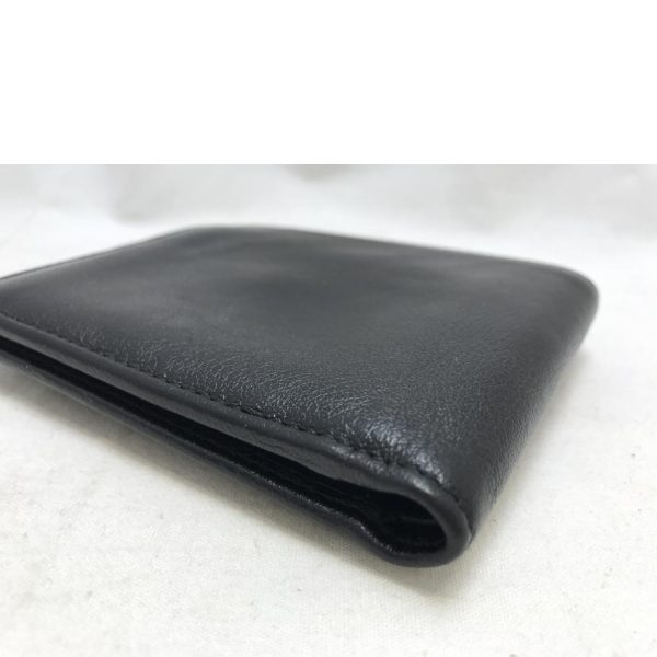 11468 5 Gucci Leather Bifold Wallet Black