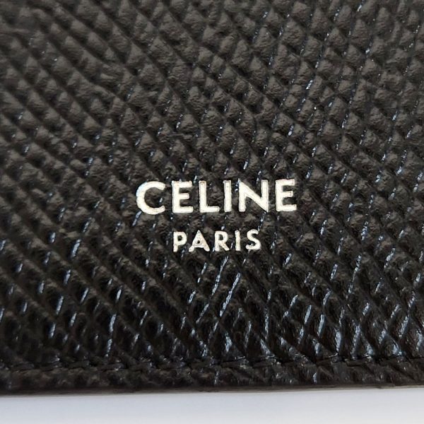 1154 8 Celine Fragment Case Leather Black