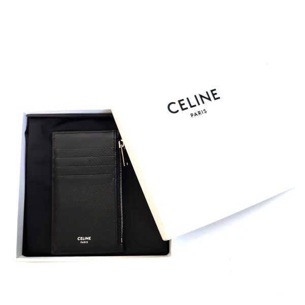 1154 9 Celine Fragment Case Leather Black