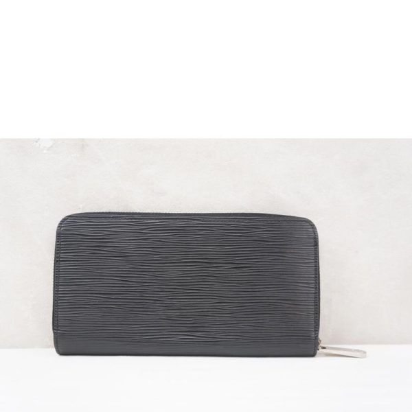 11607 2 Louis Vuitton Zippy Wallet Epi Noir Black