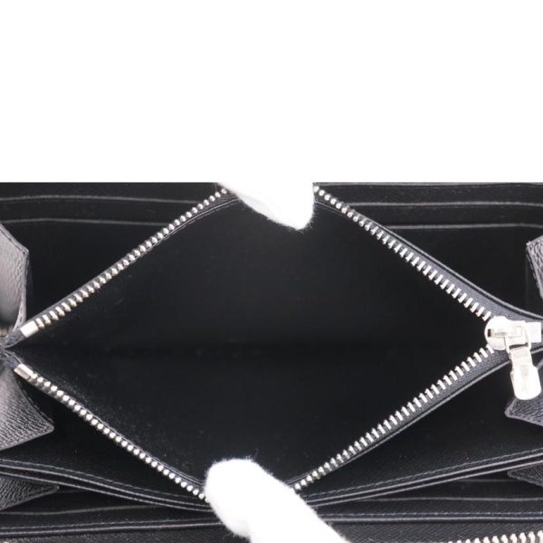 11607 5 Louis Vuitton Zippy Wallet Epi Noir Black