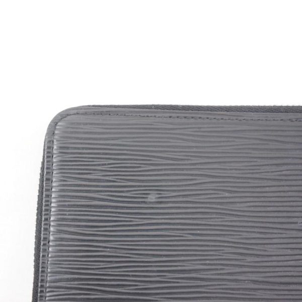 11607 8 Louis Vuitton Zippy Wallet Epi Noir Black