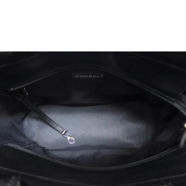 11634 5 Chanel Paris Biarritz PM Tote Bag Black