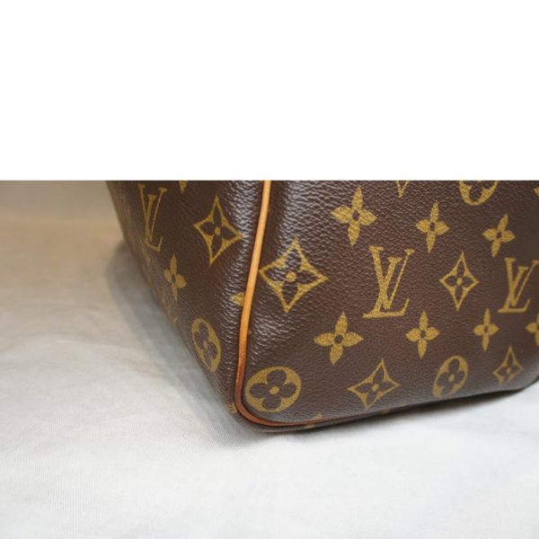 11713 9 Louis Vuitton Speedy 35 Monogram Handbag Brown