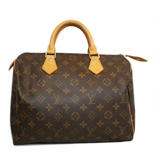 11775 1 Louis Vuitton Speedy 30 Monogram Handbag Brown