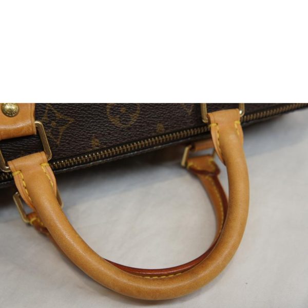 11775 4 Louis Vuitton Speedy 30 Monogram Handbag Brown