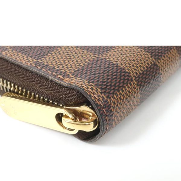 11780 2 Louis Vuitton Zippy Wallet Damier Brown