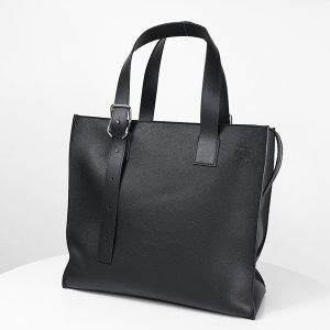 118915 Celine Luggage Micro Shopper Tote Bag Leather Black