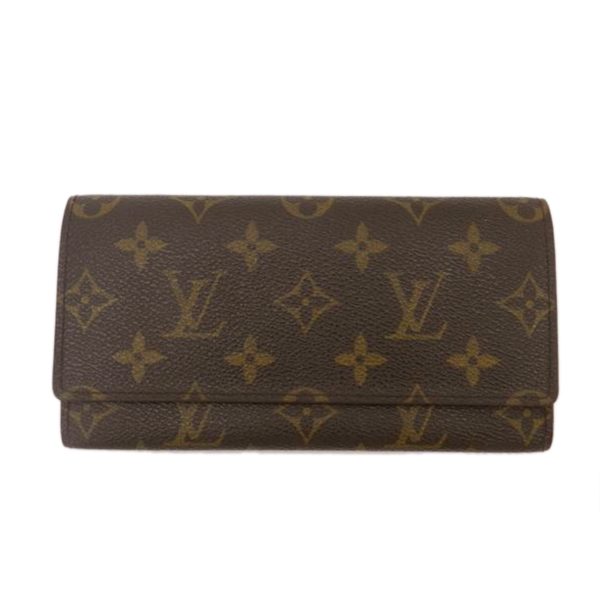 11957 1 Louis Vuitton Porte Yen 3 Cult Credit Monogram Wallet Brown