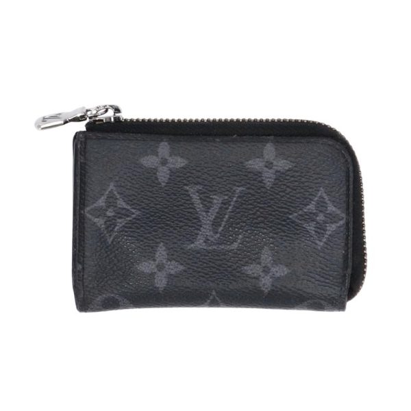 11957 1 Louis Vuitton Porte Monedieur Wallet Monogram Eclipse Black