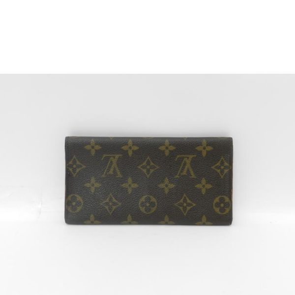 11957 2 Louis Vuitton Porte Yen 3 Cult Credit Monogram Wallet Brown