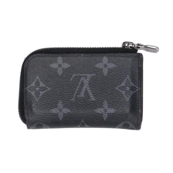 11957 2 Louis Vuitton Porte Monedieur Wallet Monogram Eclipse Black