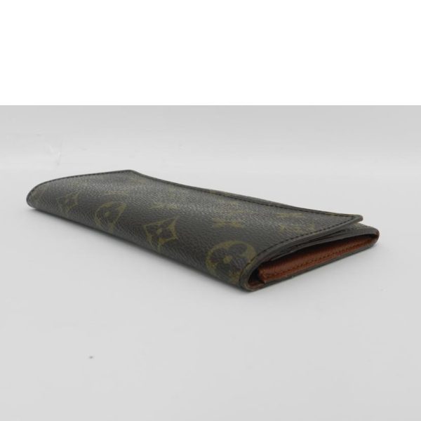 11957 4 Louis Vuitton Porte Yen 3 Cult Credit Monogram Wallet Brown