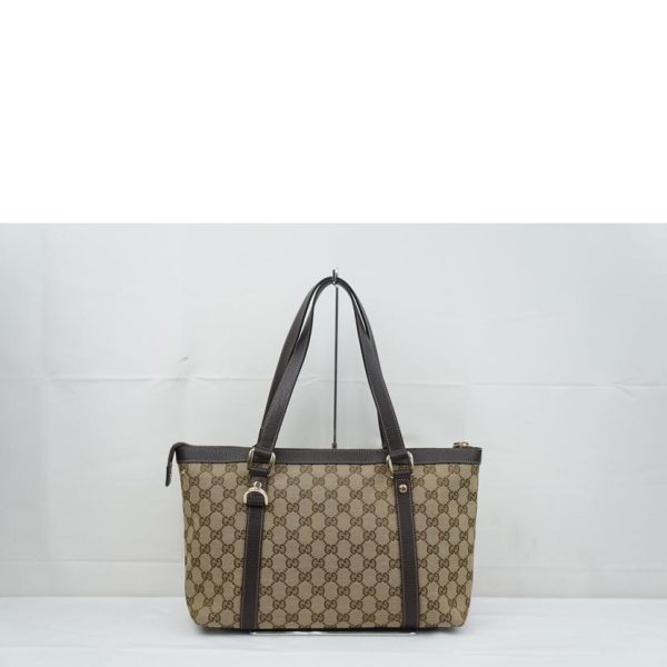 11981 2 Gucci GG Canvas Tote Bag