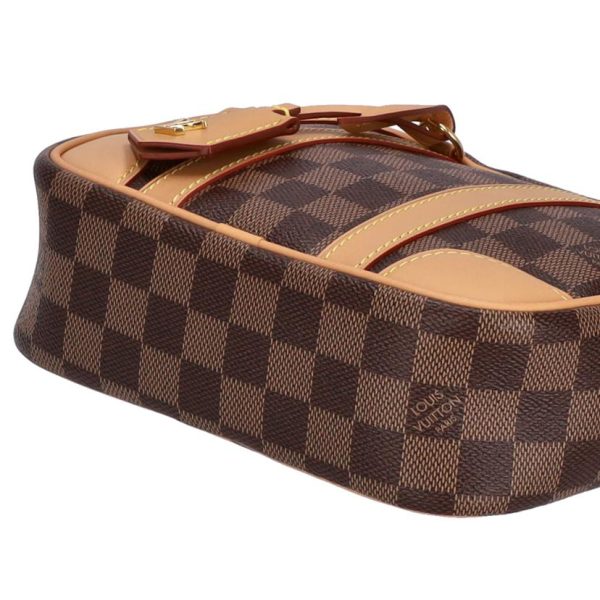 12007 3 Louis Vuitton Valisette Souple BB Damier Handbag Brown