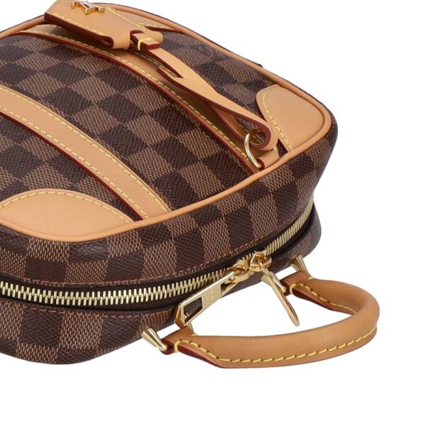 12007 4 Louis Vuitton Valisette Souple BB Damier Handbag Brown