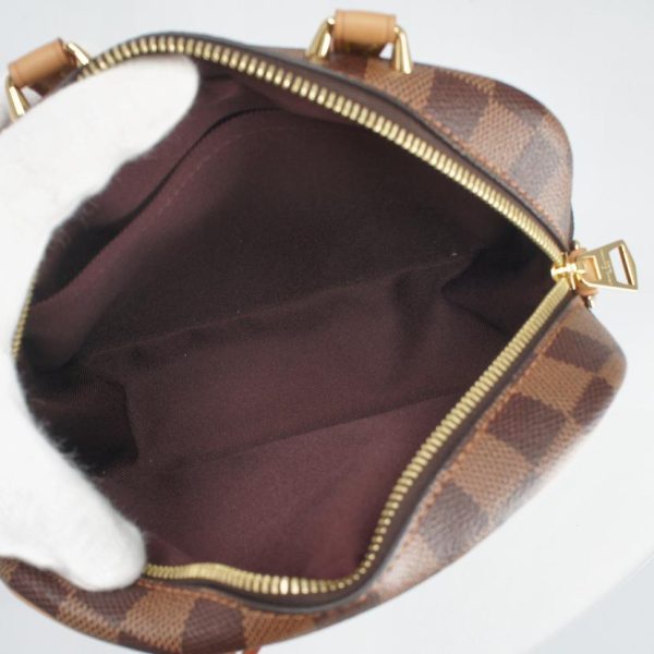 12007 5 Louis Vuitton Valisette Souple BB Damier Handbag Brown