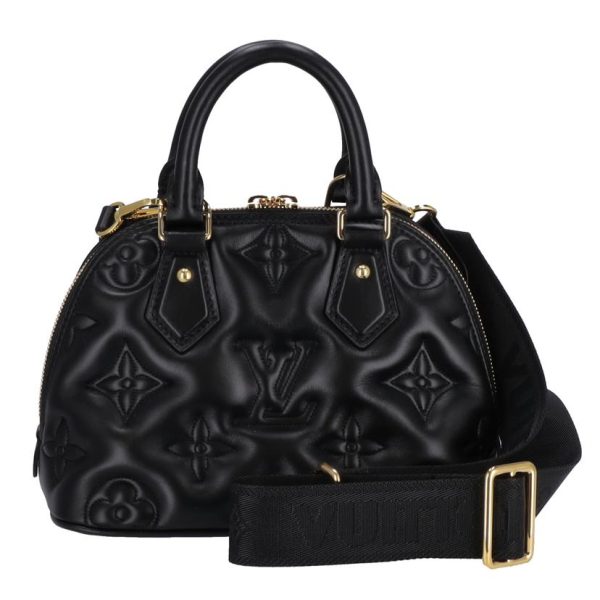 12027 1 Louis Vuitton Almasoft BB Bubble Gram Bag Noir