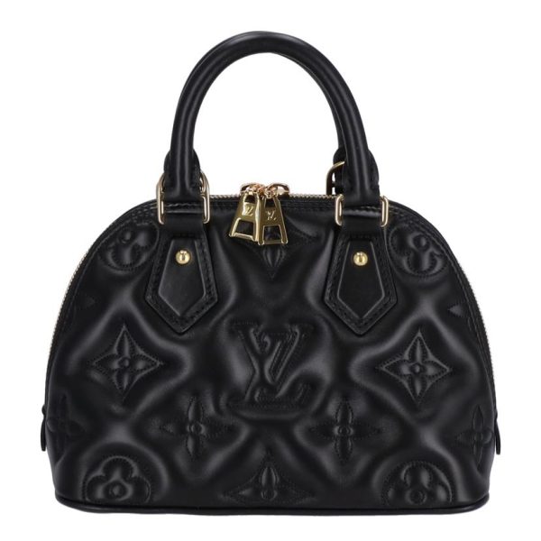 12027 2 Louis Vuitton Almasoft BB Bubble Gram Bag Noir