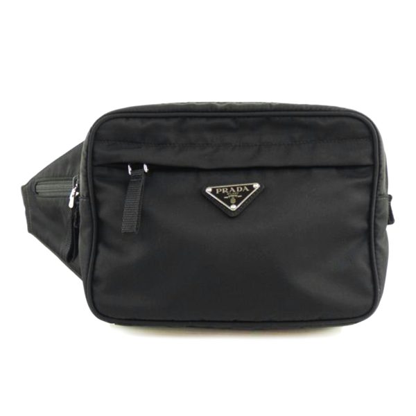 12084 1 PRADA Prada Waist Bag Black