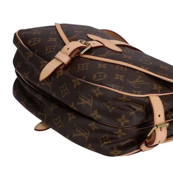 12090 3 Louis Vuitton Saumur 30 Monogram Bag Brown