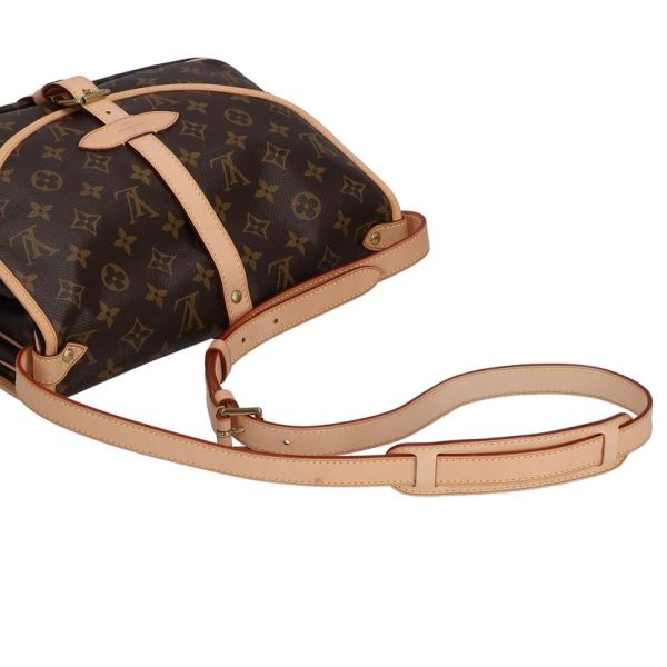 12090 4 Louis Vuitton Saumur 30 Monogram Bag Brown