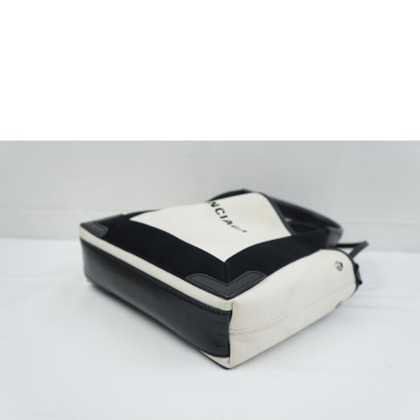 12096 5 Balenciaga Navy Cabas Shoulder Bag Black