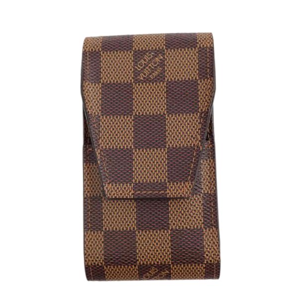 12101 1 Louis Vuitton Etuit Cigarette Damier Ebene Case Brown