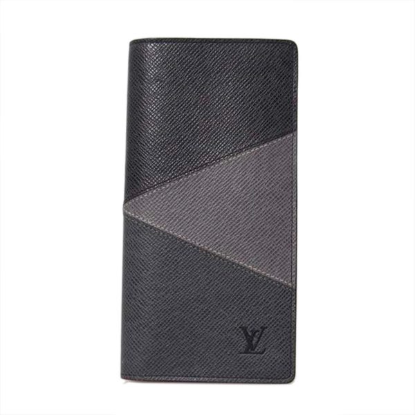 12133 1 Louis Vuitton Portefeuille Braza NM Wallet Taiga