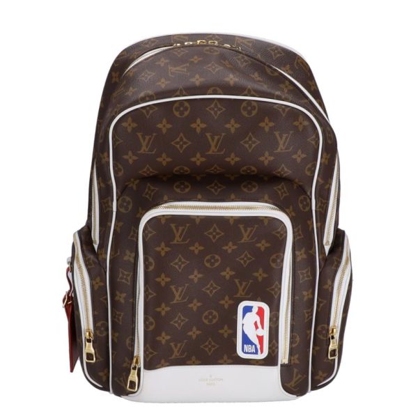 12137 1 Louis Vuitton LV x NBA Monogram Backpack Brown