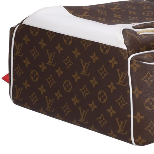 12137 3 Louis Vuitton LV x NBA Monogram Backpack Brown