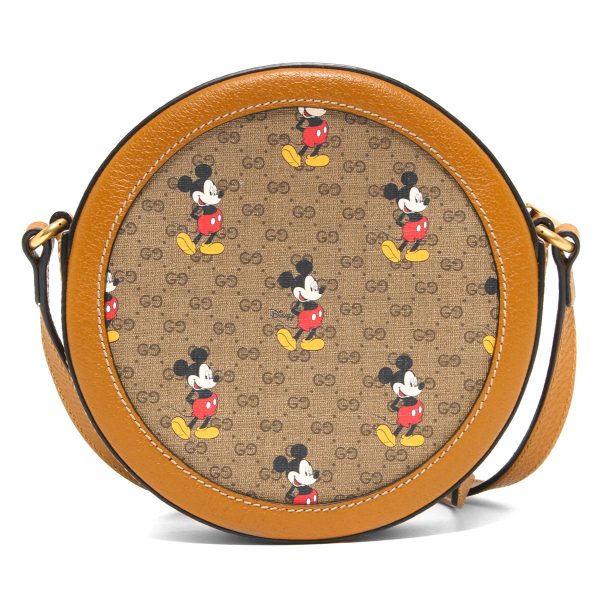 121545 770m2 Gucci GG Supreme Crossbody Bag Disney Collaboration Beige Camel