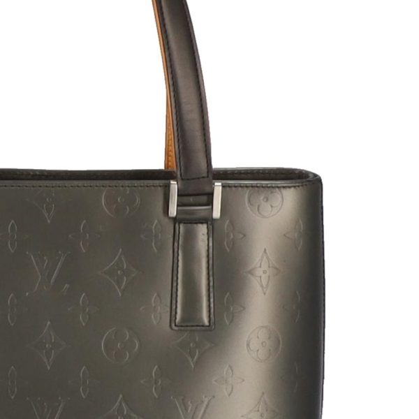 12164 6 Louis Vuitton Stockton Shoulder Bag Monogram Matt Noir