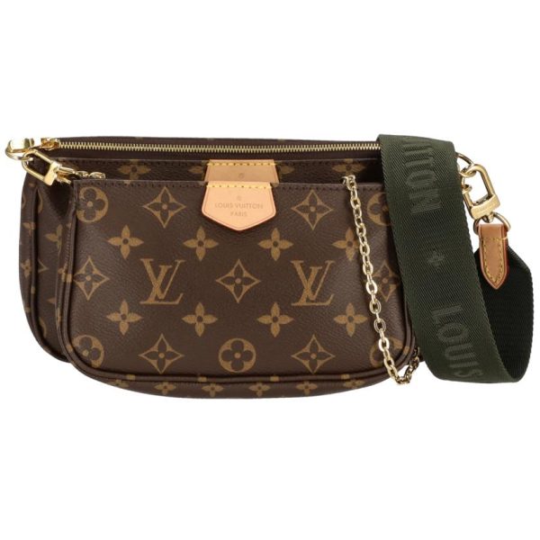 12185 1 Louis Vuitton Multi Pochette Accessory Bag Monogram Canvas Brown