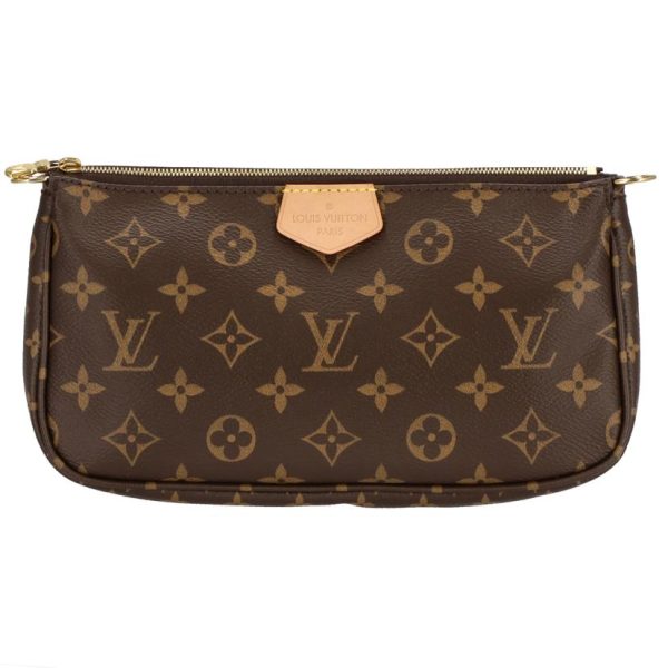 12185 2 Louis Vuitton Multi Pochette Accessory Bag Monogram Canvas Brown