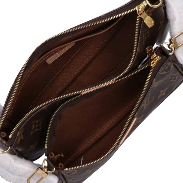 12185 5 Louis Vuitton Multi Pochette Accessory Bag Monogram Canvas Brown