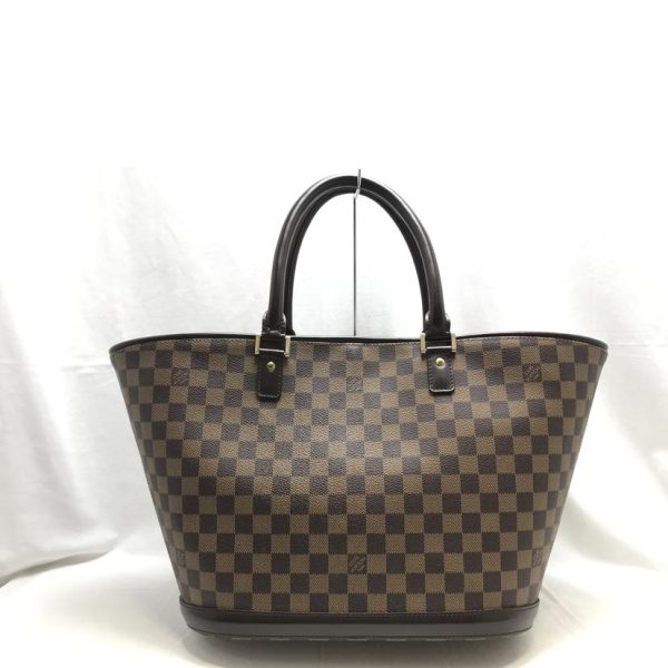 12199 3 Louis Vuitton Manosque GM Bag Damier Ebene Brown