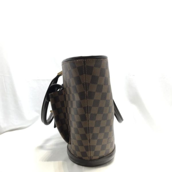 12199 4 Louis Vuitton Manosque GM Bag Damier Ebene Brown